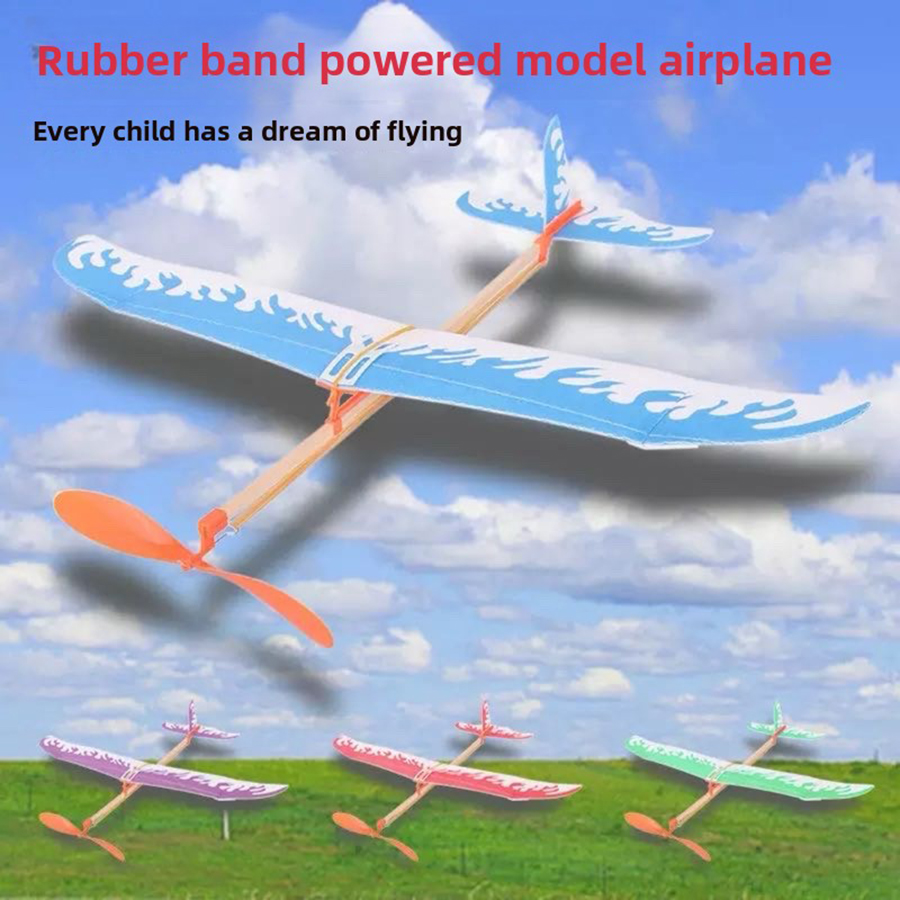 Kids Outdoor Activities - DIY Rubber Band Airplanes Powered Glider