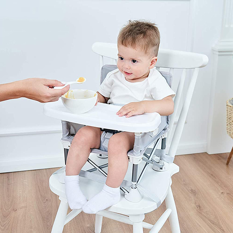 Kids Outdoor Folding Chair - Baby Booster Seat Dining Chair Portable