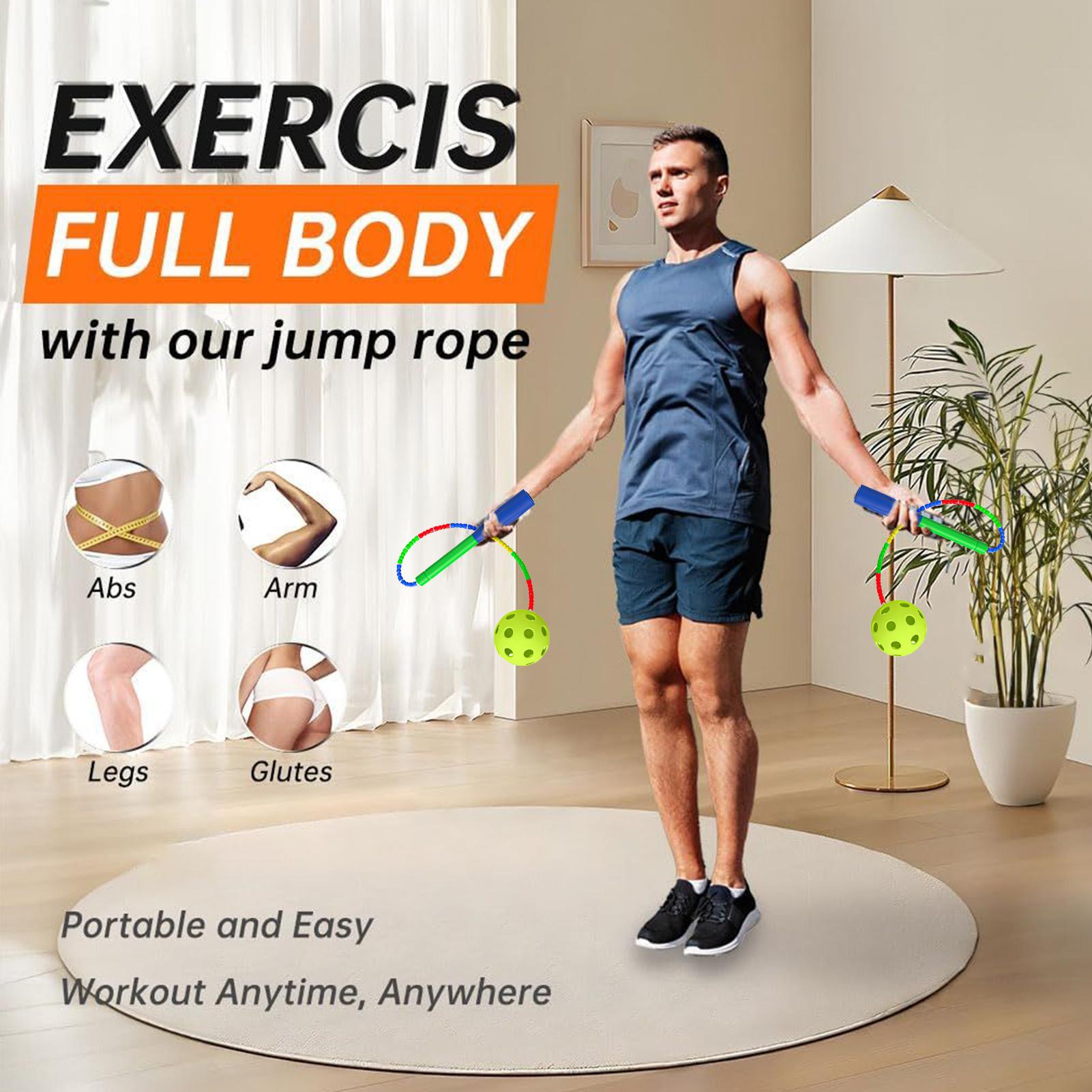 Kids Outdoor Gym Equipment - Skipping Rope Jump Rope With Cordless