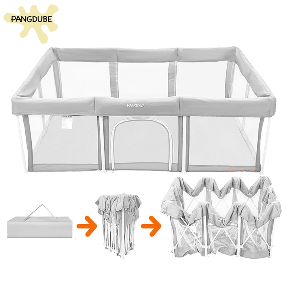 Kids Outdoor Fence - PANGDUBE Easy Folding Hildren's Playpen Baby