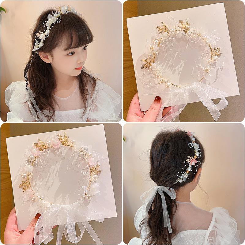 Kids Outdoor Activities - Boho Kids Floral Headpiece Delicate Handmade