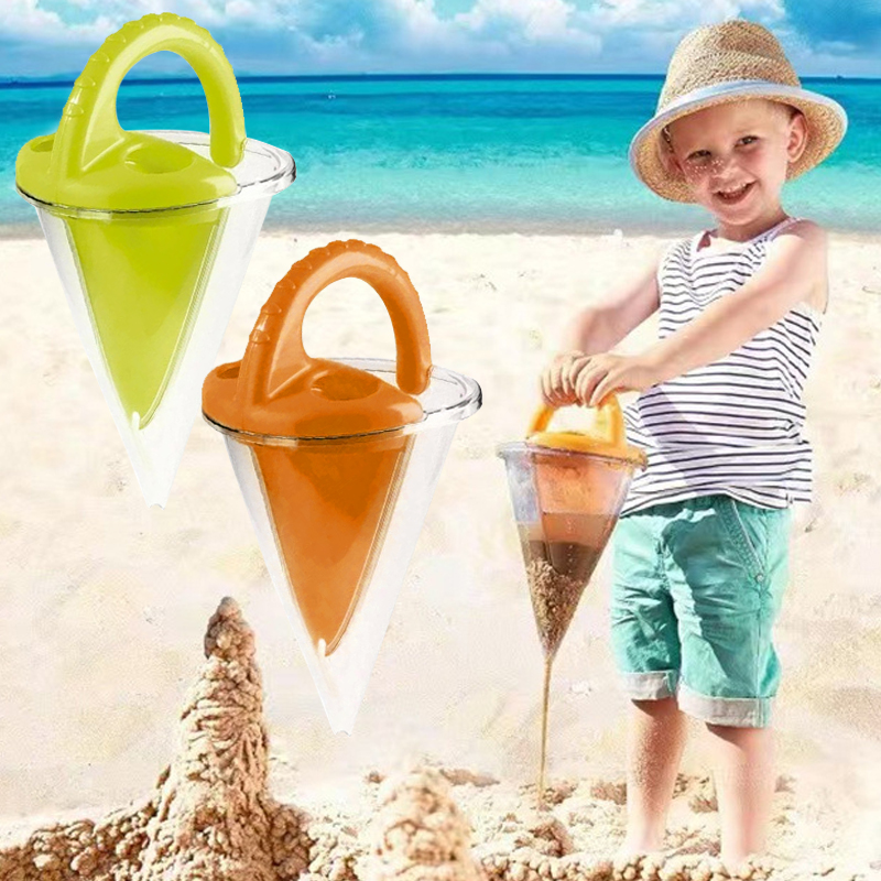 Kids Outdoor Activities - ~~Beach Children Wash Sand Overflow Funnel