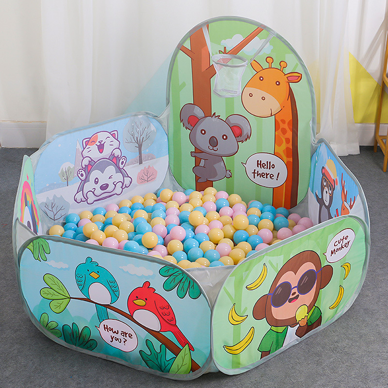 Kids Outdoor Fence - Cartoon Animals Portable Foldable Tent Indoor