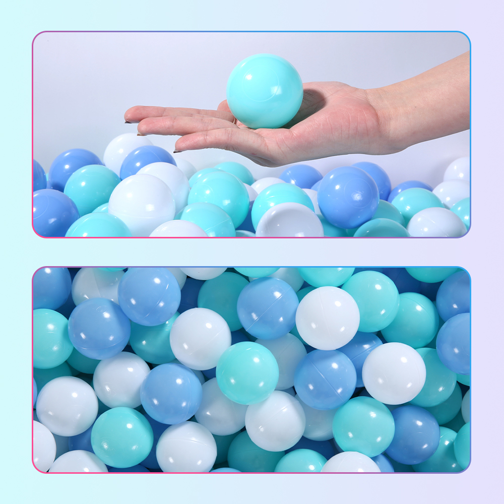 Kids Outdoor Play Tent - 100Pcs Colors Plastic Balls Water Pool