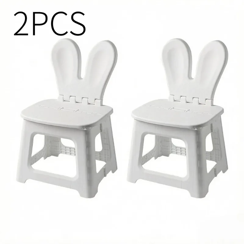 2PCS Thickened Rabbit Cartoon  - огляд і ціна Kids Outdoor Folding Chair