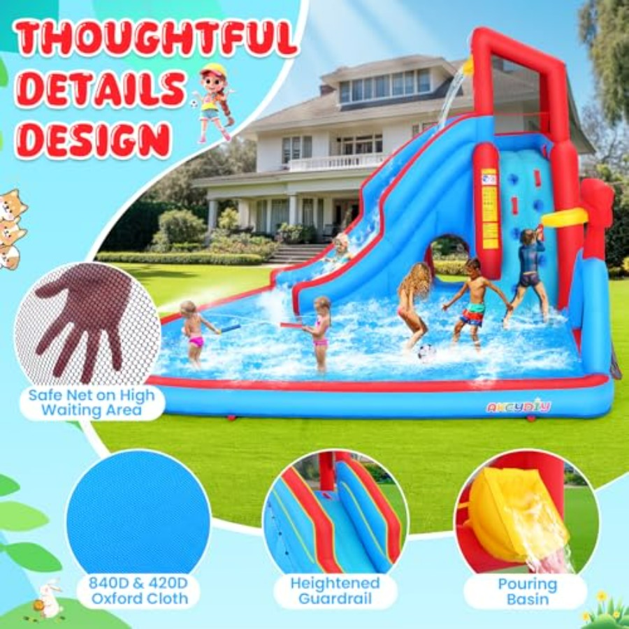 Backyard outdoor water slide i - огляд і ціна Kids Outdoor Climbing Wall