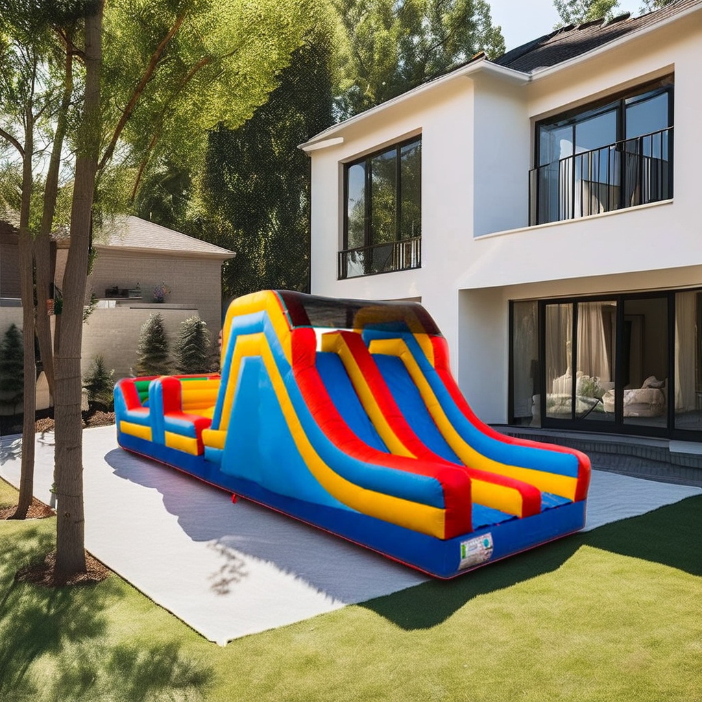 Giant Commercial Inflatable Bo - огляд і ціна Kids Outdoor Obstacle Course Equipment