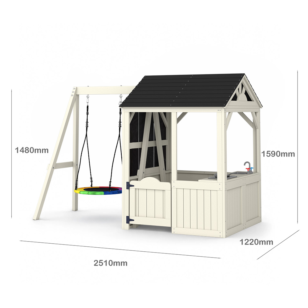 Garden Buildings Furniture Kid - огляд і ціна Kids Outdoor House With Kitchen