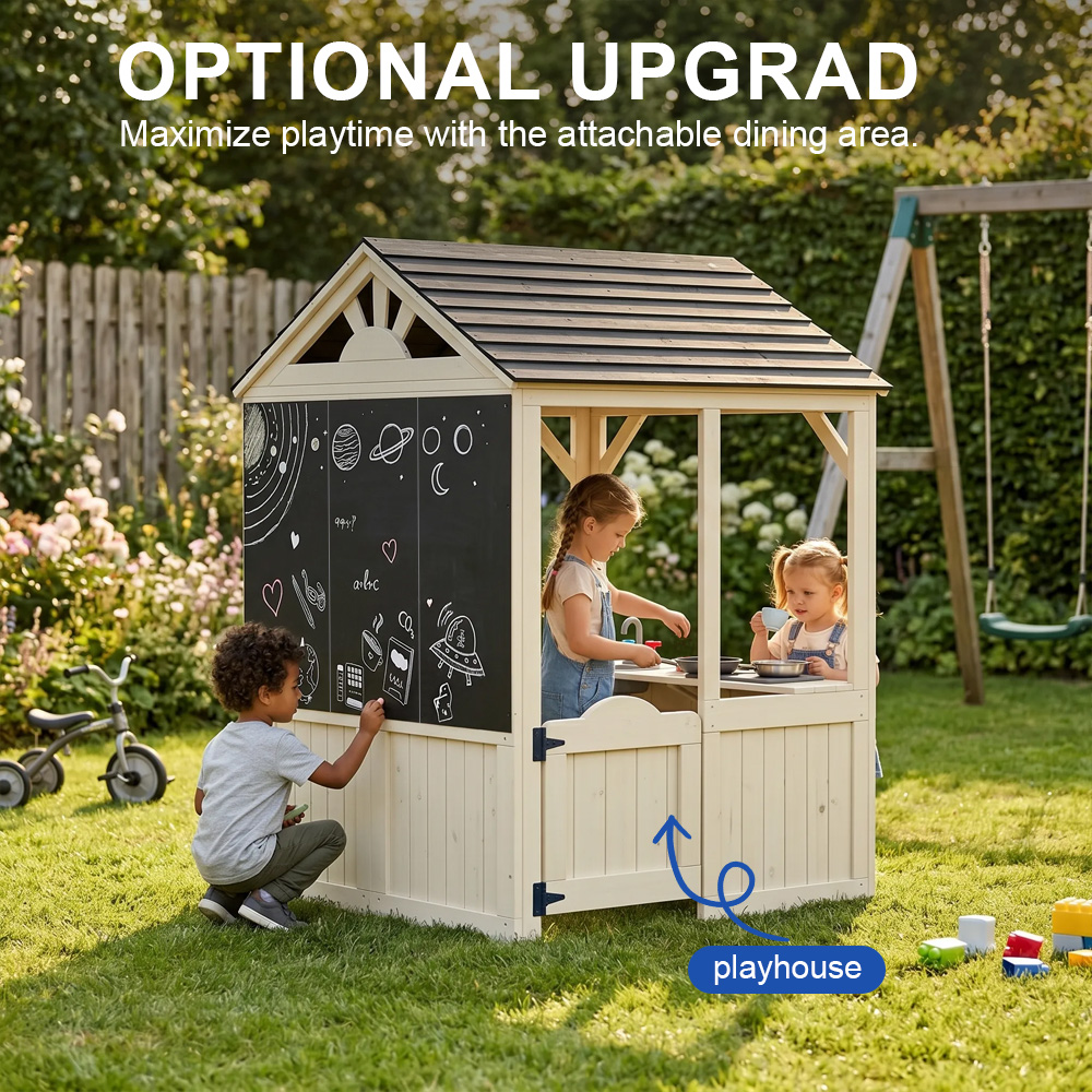 Garden Buildings Furniture Kid - огляд і ціна Kids Outdoor House With Kitchen