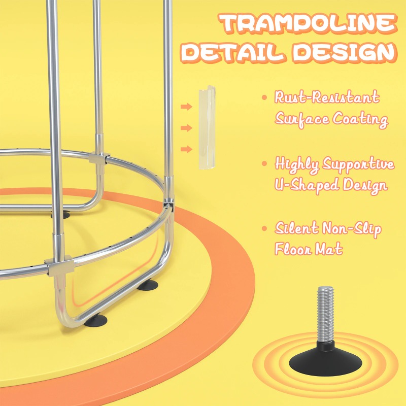 5FT Toddler Trampoline 8-in-1  - огляд і ціна Kids Outdoor Hammock