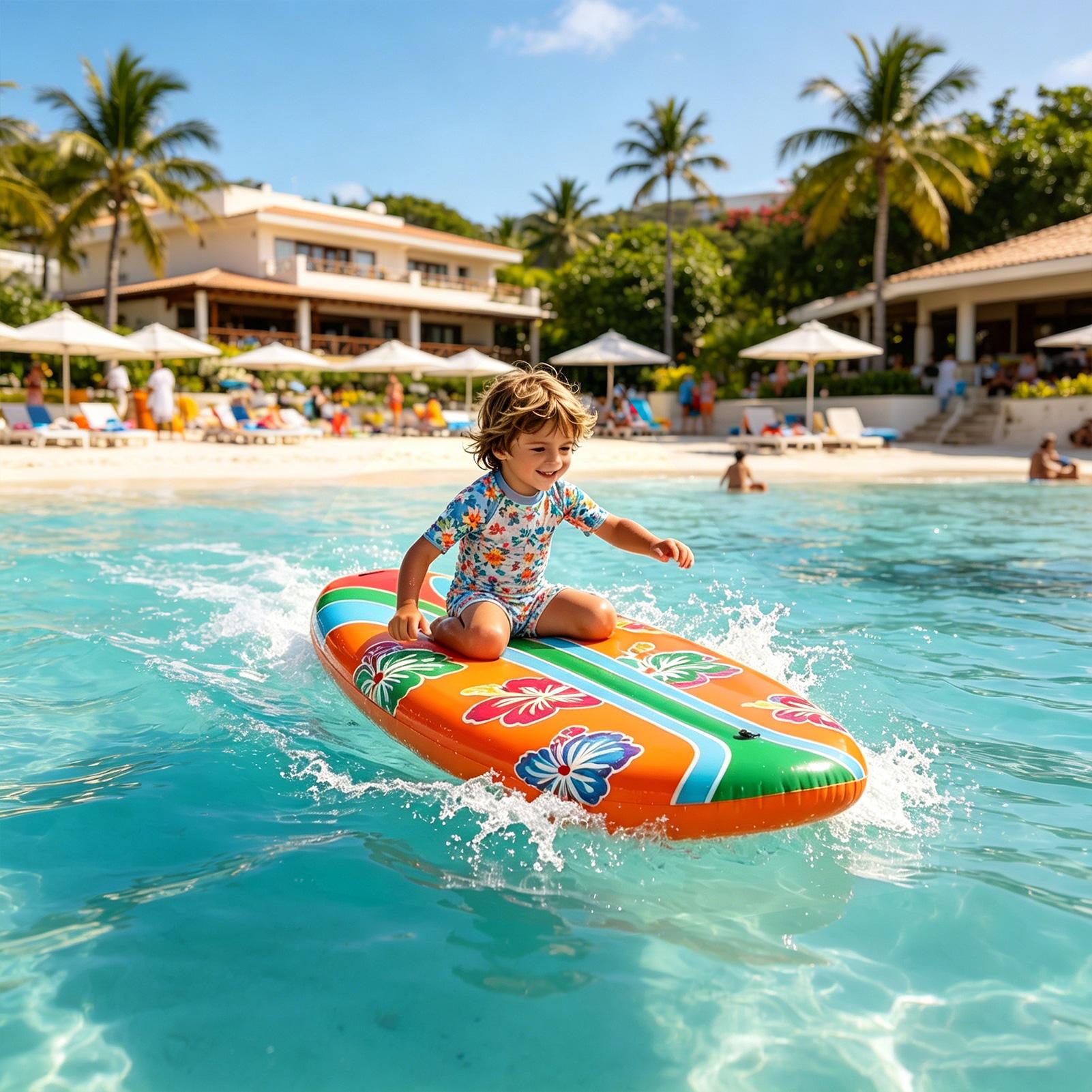 Blow Up Surf Board 2 Pieces Po - огляд і ціна Kids Outdoor Water