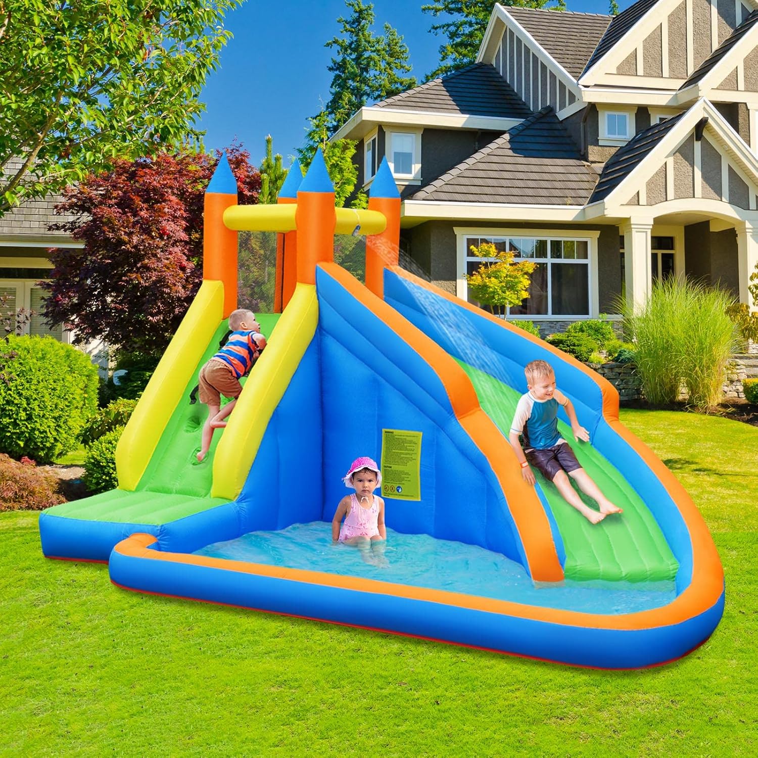 Giant Inflatable Water Park Bo - огляд і ціна Kids Outdoor Climbing Wall