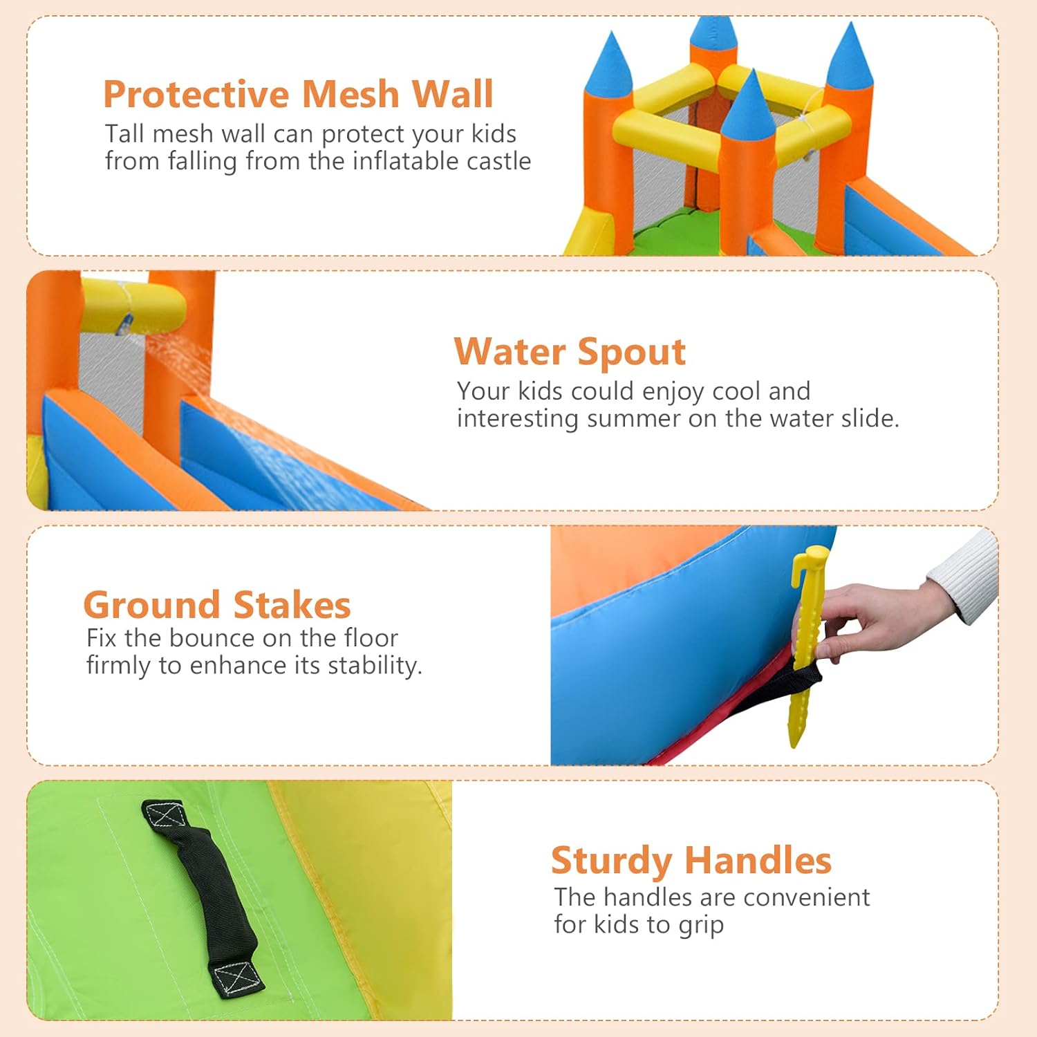 Giant Inflatable Water Park Bo - огляд і ціна Kids Outdoor Climbing Wall