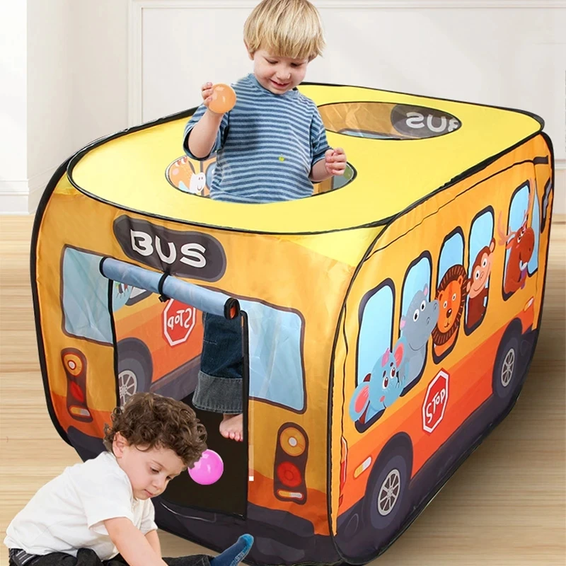 Cartoon Animals Bus Themed Gam - огляд і ціна Kids Outdoor Play Tent
