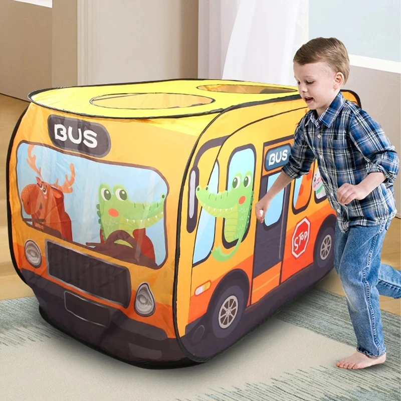 Cartoon Animals Bus Themed Gam - огляд і ціна Kids Outdoor Play Tent