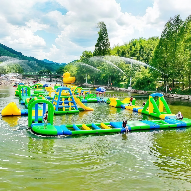 Customized Large Inflatable Wa - огляд і ціна Kids Outdoor Obstacle Course Equipment