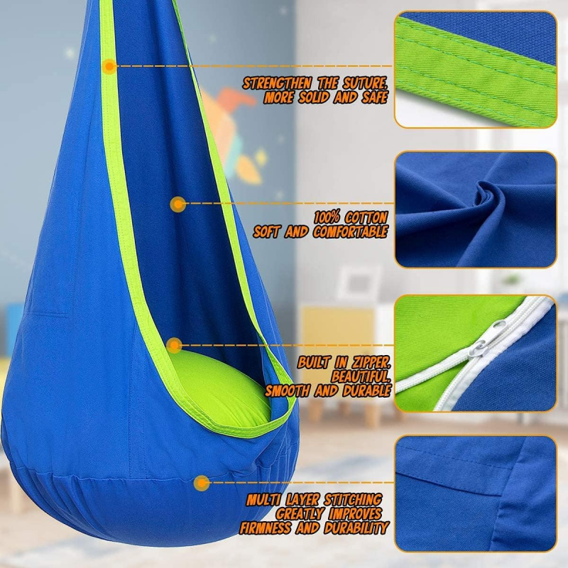 Children Hanging Pod Swing Ham - огляд і ціна Kids Outdoor Hammock