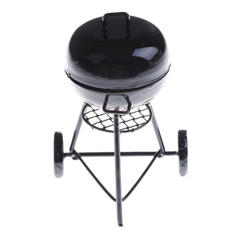 1:12 Dollhouse Miniature Black - огляд і ціна Kids Outdoor House With Kitchen