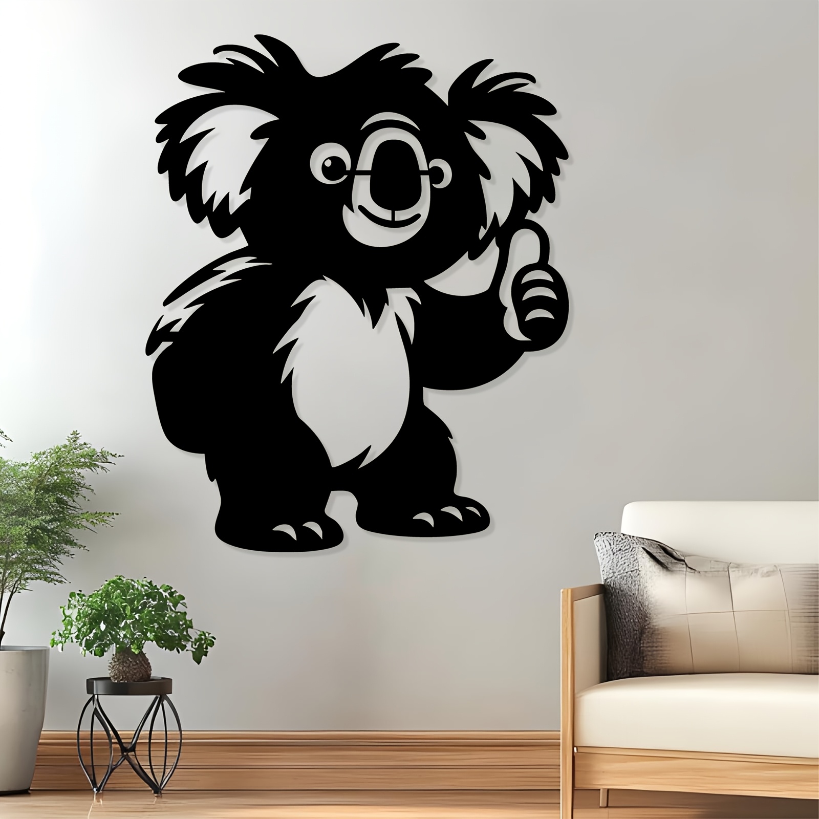 1PC Cute Koala Aluminum Metal  - огляд і ціна Kids Outdoor Fence
