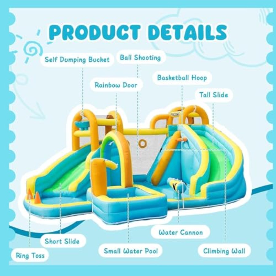 Backyard outdoor inflatable wa - огляд і ціна Kids Outdoor Water