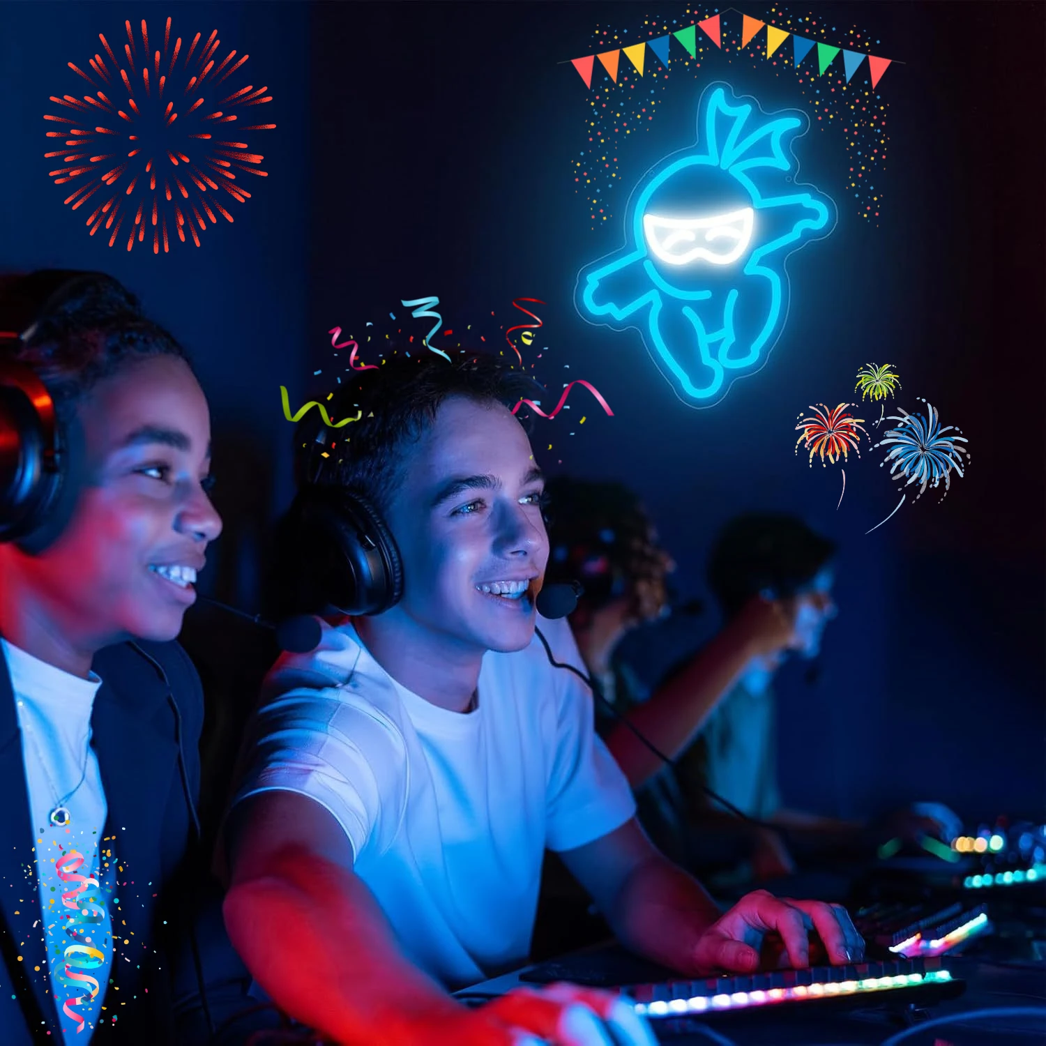 Ninja Neon Sign LED Neon Sign  - огляд і ціна Kids Outdoor Ninja