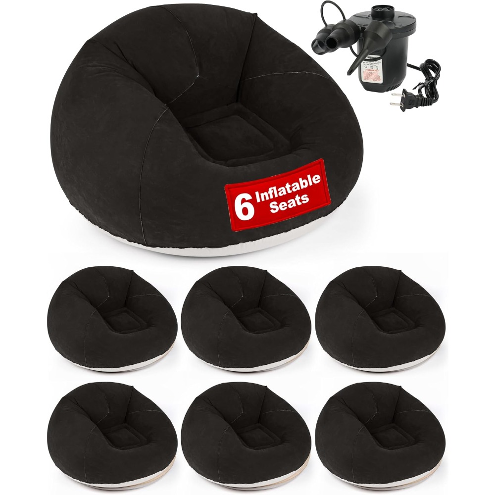 Inflatable Bean Bag Chair with - огляд і ціна Kids Outdoor Folding Chair