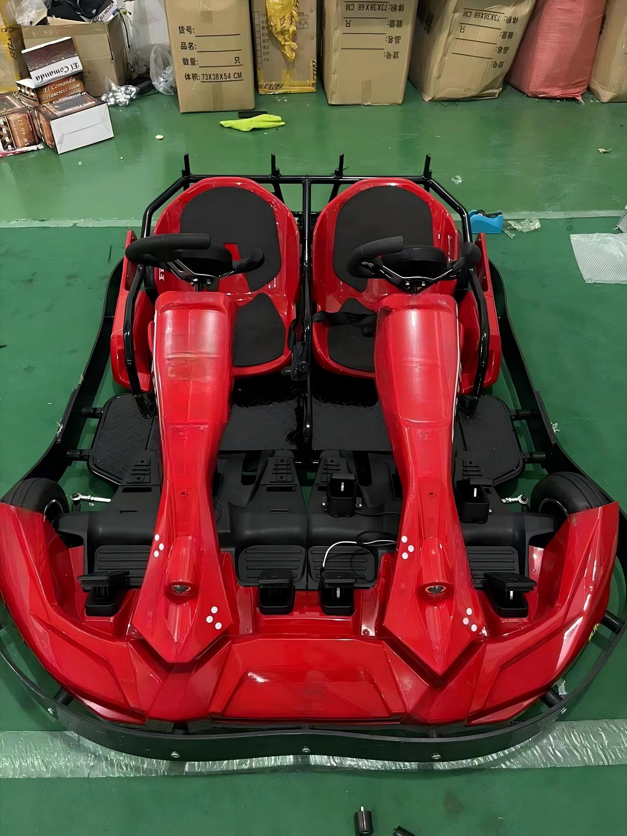 Dual-Seated Electc Racing Kart - огляд і ціна Kids Outdoor Karting