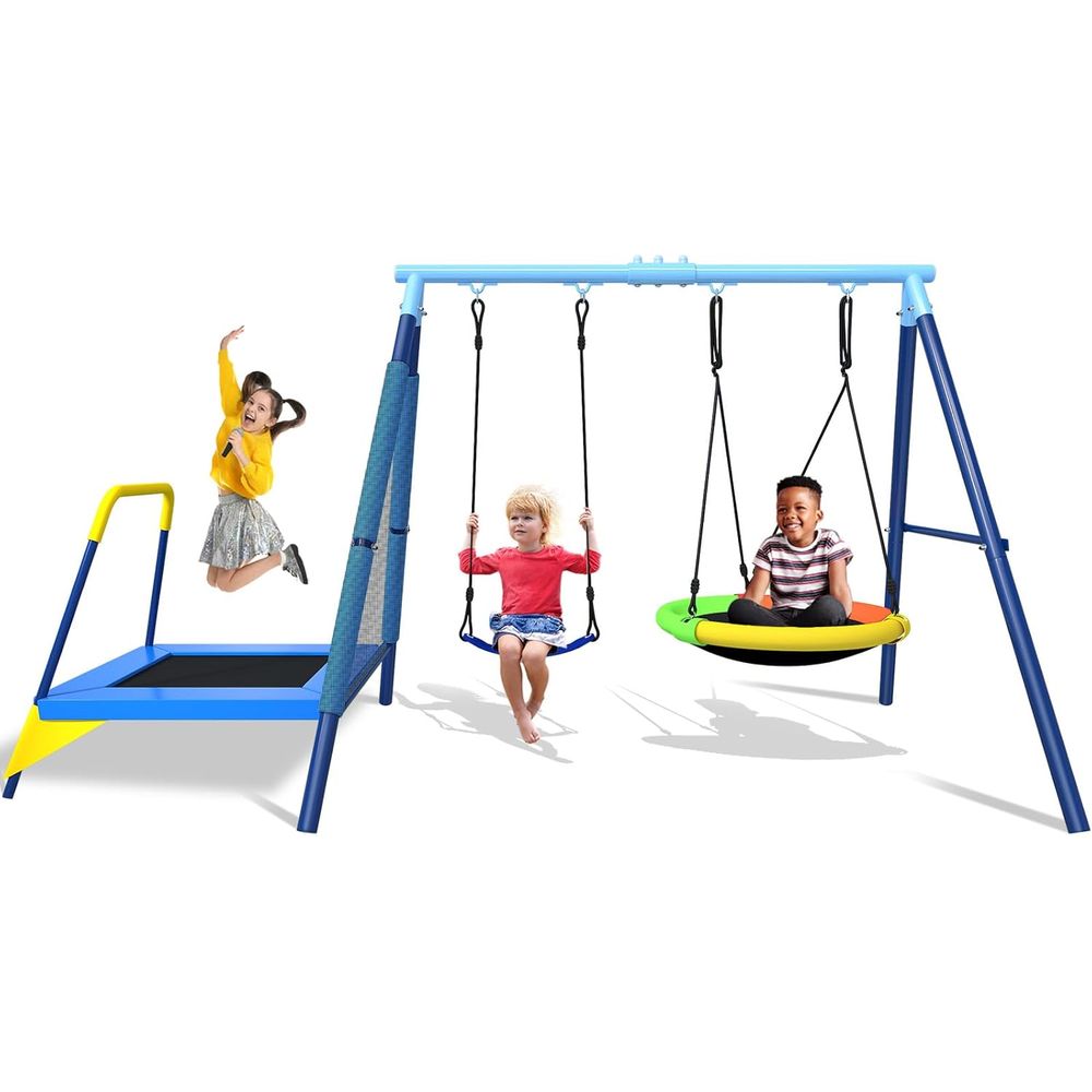 3-in-1 Kids Swing t with Tpoli - огляд і ціна Kids Outdoor Zone