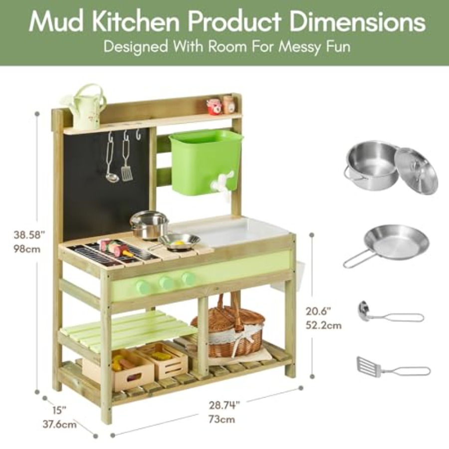 Outdoor mud kitchen for kids:  - огляд і ціна Kids Outdoor Mud Table