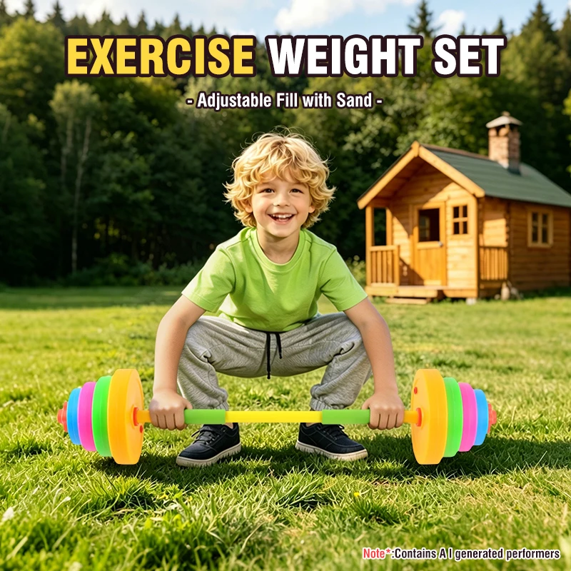 Adjustable Kids Dumbbell Barbe - огляд і ціна Kids Outdoor Gym Equipment