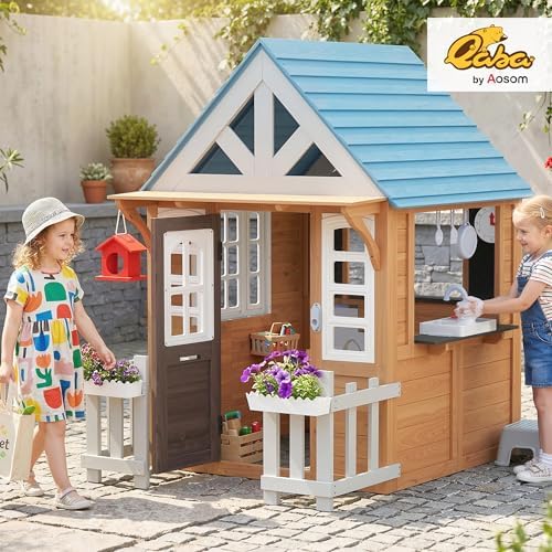 Outdoor Playhouse with Pet Doo - огляд і ціна Kids Outdoor Fence