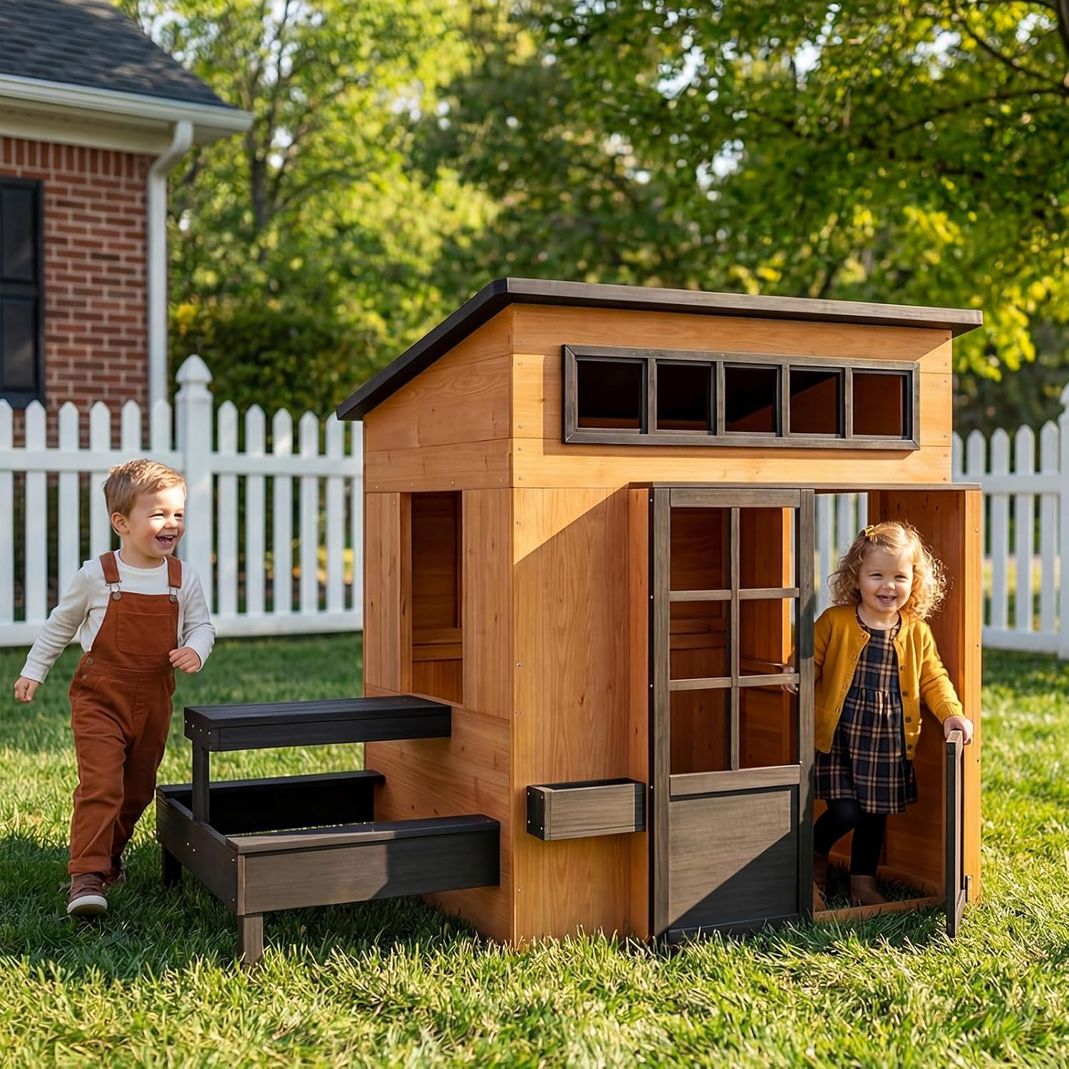 Nordivale Outdoor Playhouse Mo - огляд і ціна Kids Outdoor House With Kitchen