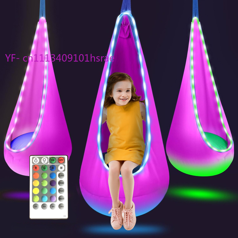 Glowing LED Inflatable Hammock - огляд і ціна Kids Outdoor Hammock