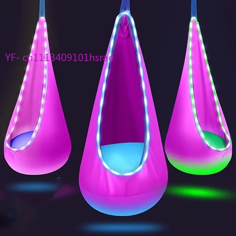 Glowing LED Inflatable Hammock - огляд і ціна Kids Outdoor Hammock