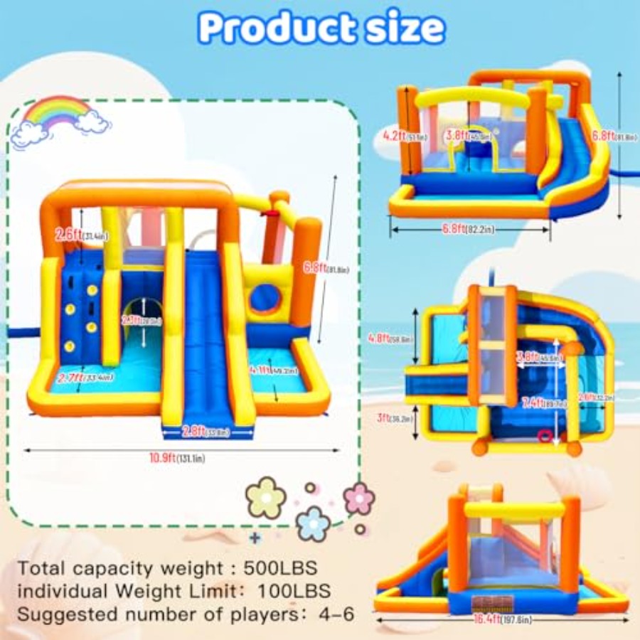 Outdoor bounce house water sli - огляд і ціна Kids Outdoor Zone