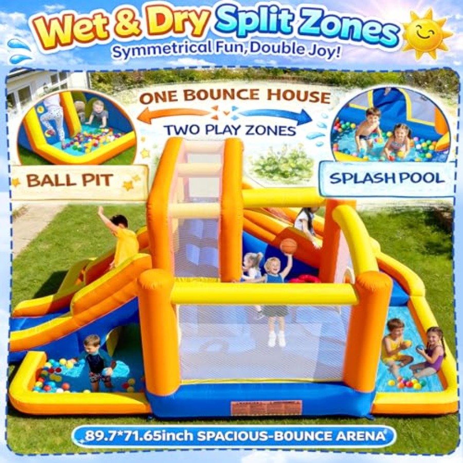 Outdoor bounce house water sli - огляд і ціна Kids Outdoor Zone