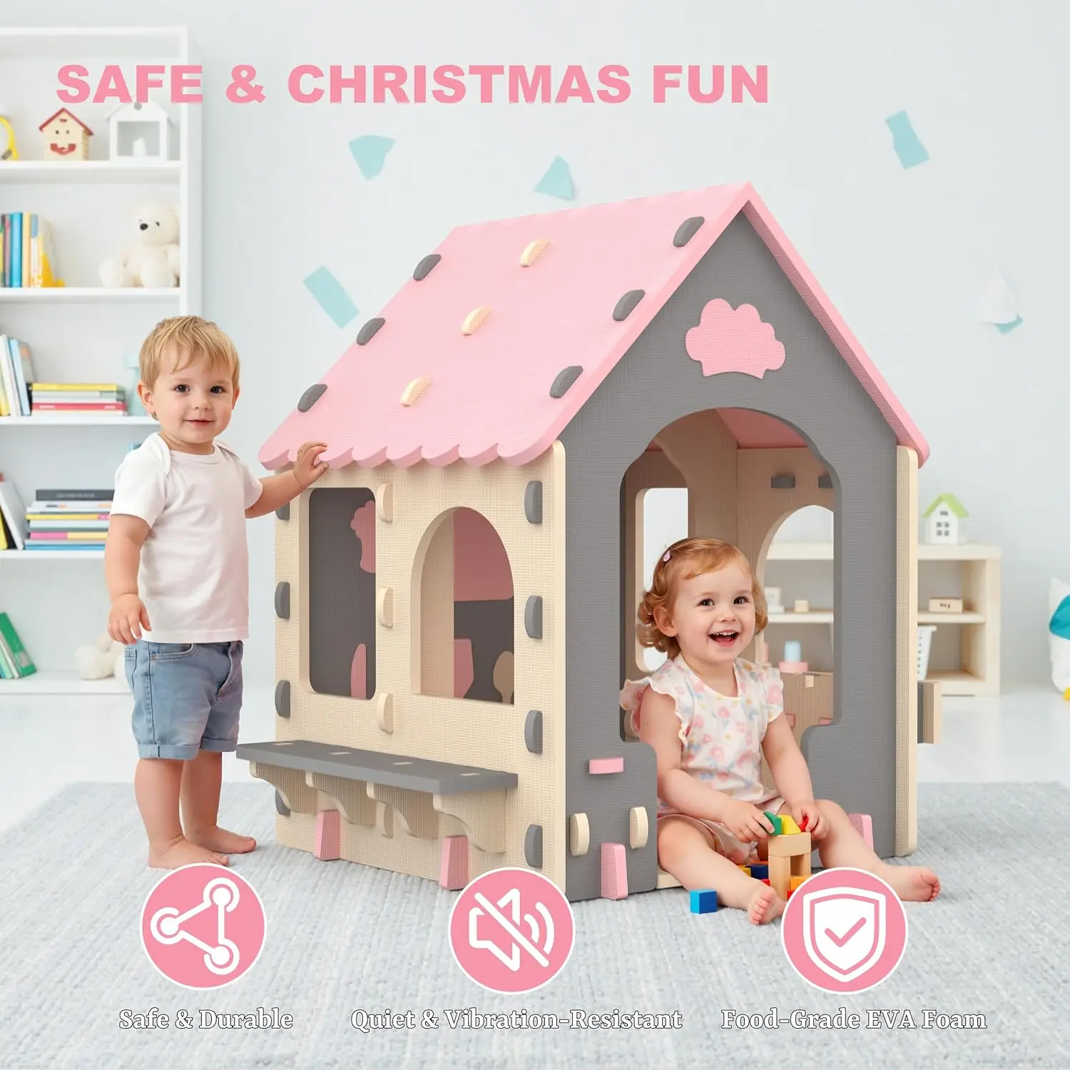 Kids Playhouse Kitchen Theme,  - огляд і ціна Kids Outdoor House With Kitchen