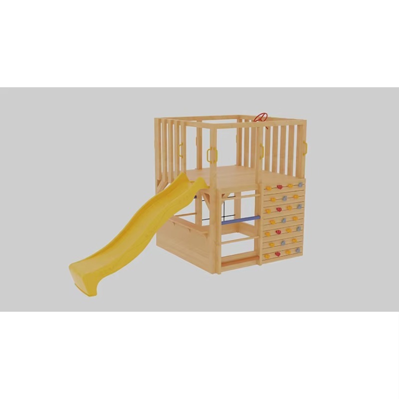 Kids Wooden Outdoor Cubby Hous - огляд і ціна Kids Outdoor Climbing Wall